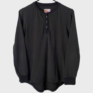 Burton Dry Ride Henley Shirt Black Women's Small  Thermal Base Layer